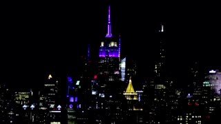 Landmarks lit in tribute to Queen Elizabeth II