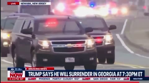 President Trumps Motorcade 2
