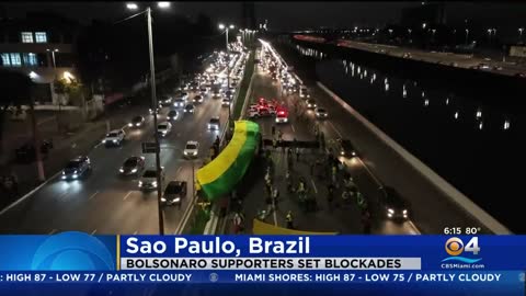 Bolsonaro Supporters Block Roads