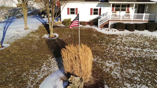 Parrot footage of my American Flag