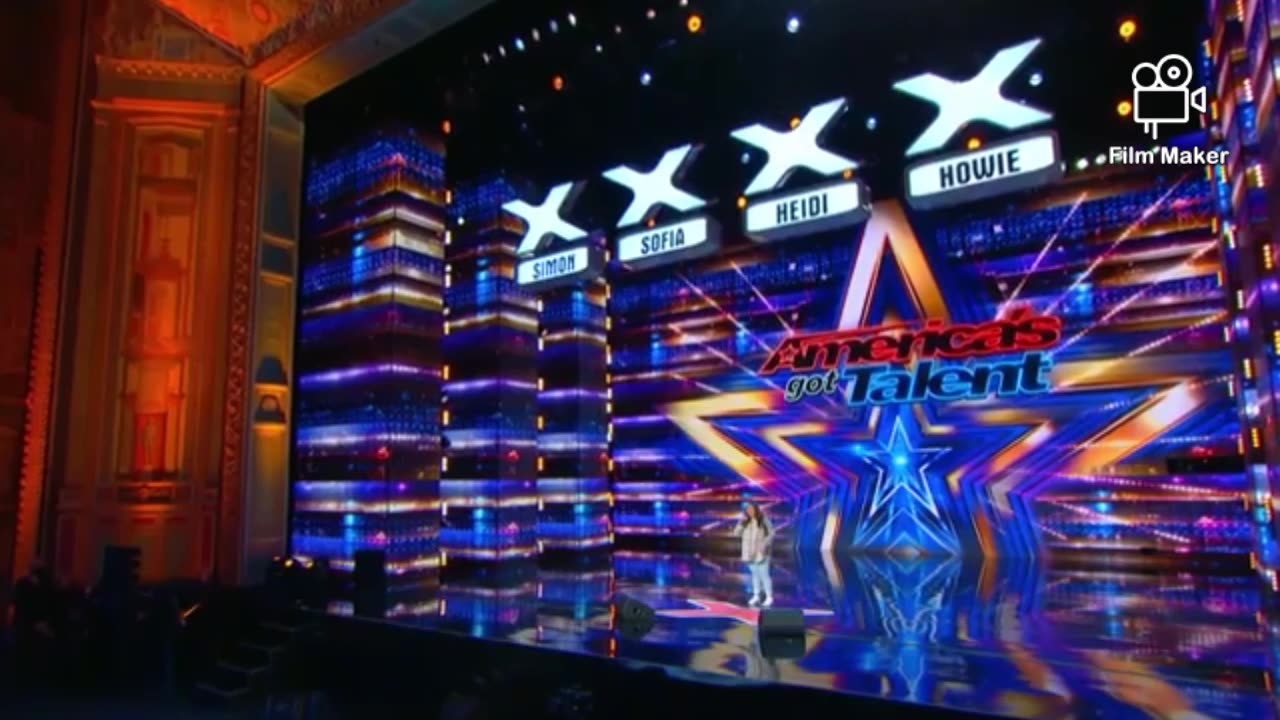 The girl got the judges attention sternly