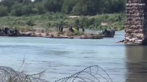 Venezuelan flag planted on Texas island by brazen migrants is taken down by DPS Tactical Marine