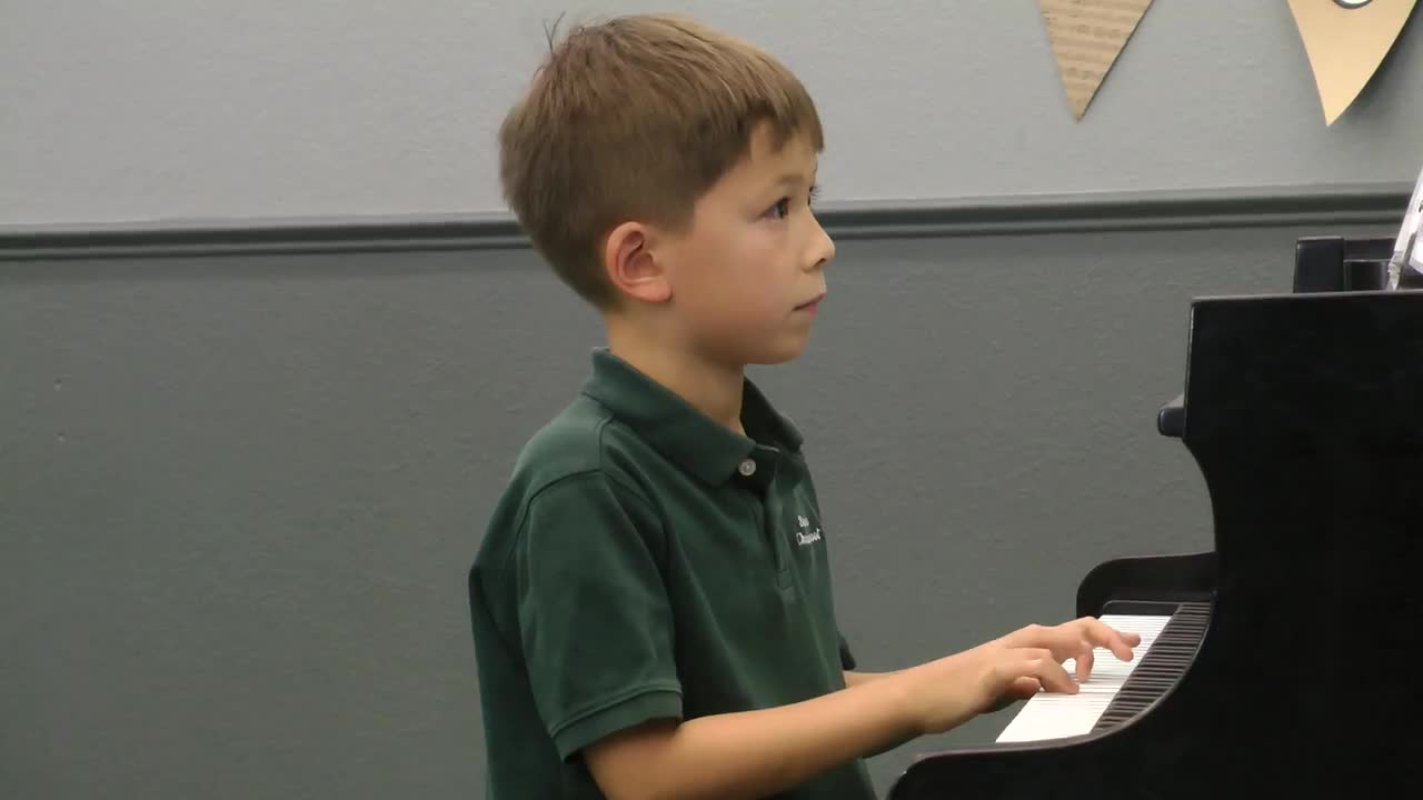 2018 05 Christopher First Piano Recital Santa Clara Christian School