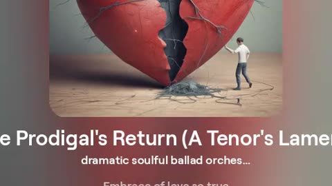 The Prodigal's Return (A Tenor's Lament)