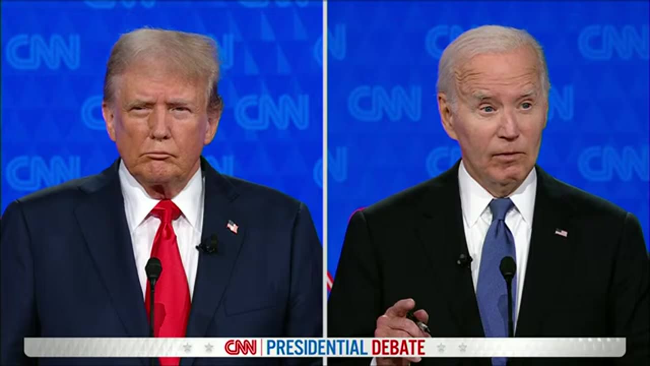 Joe Biden and Donald Trump Presidential Debate 2024