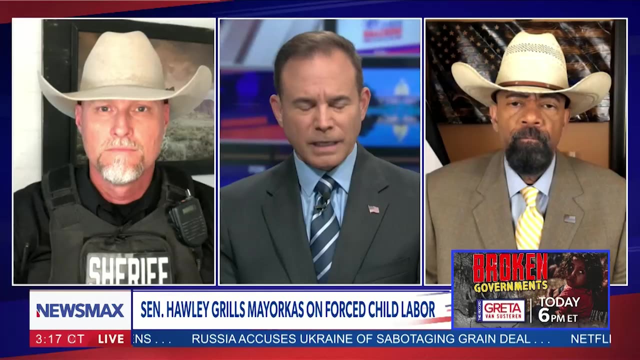 America’s Sheriff David Clarke on Newsmax to discuss urban crime and failed policies