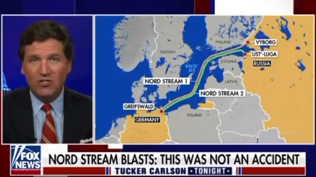 ‘Industrial Terrorism’: Tucker Carlson Slams Alleged Nord Stream Sabotage