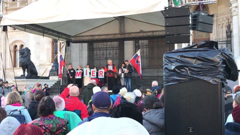 MUDr. Peter Lipták - Mezinárodní demonstrace proti WHO v Budapešti 5.11.2023