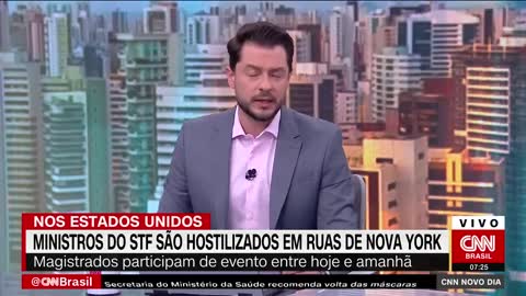 Manifestantes hostilizam ministros do STF na porta de hotel em Nova York | NOVO DIA