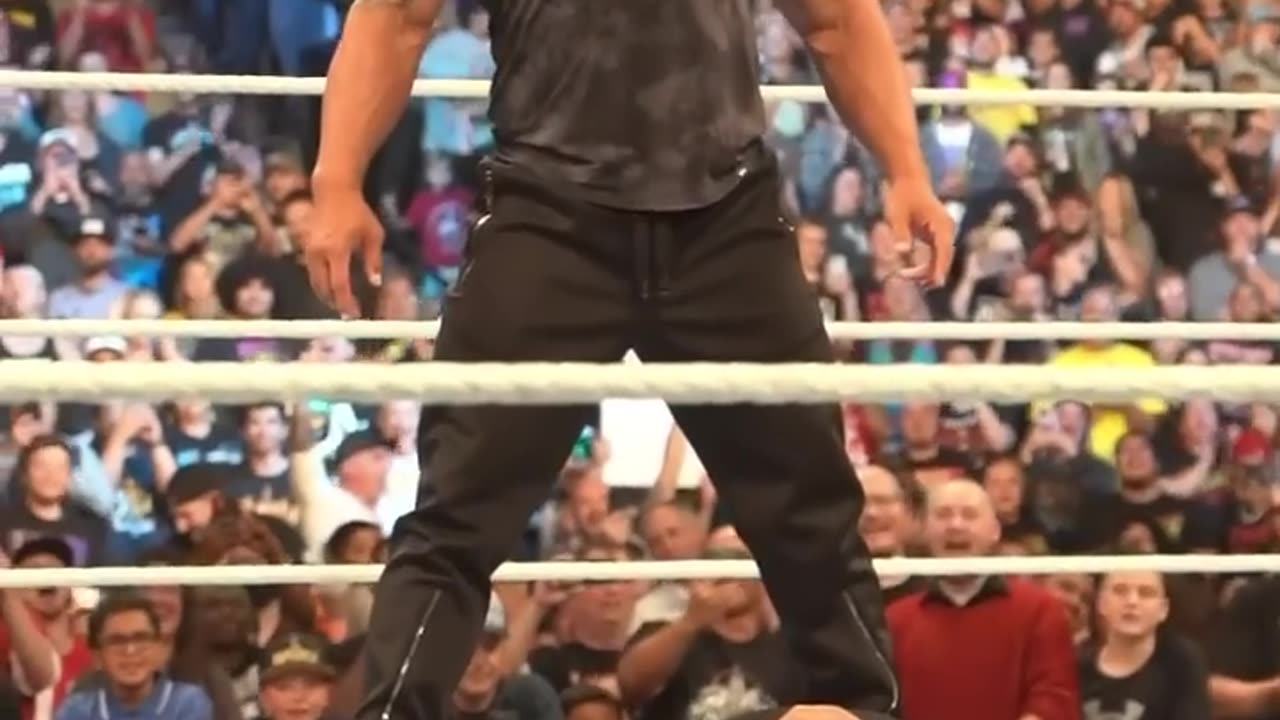 The most electrifying move in Sports Entertainment! The Rock delivers the People’s Elbow