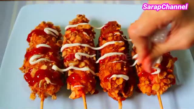 Try This On Your CORN DOG! IT'S SO CHEESY AND CRUNCHY!