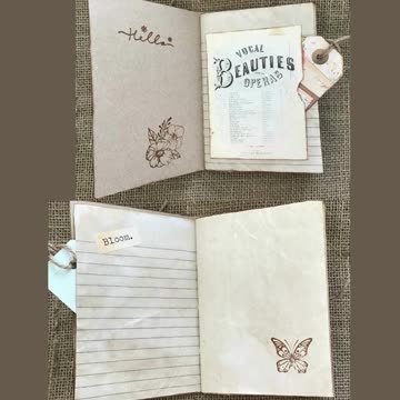 Handmade Vintage JUNK JOURNAL / MEMORY BOOK ❤️