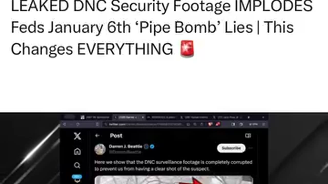 LEAKED DNC Security Footage IMPLODES Feds January 6th 'Pipe Bomb' Lies | This Changes EVERYTHING