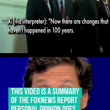 Tucker Carlson, For 100 Years...It Was The American Era