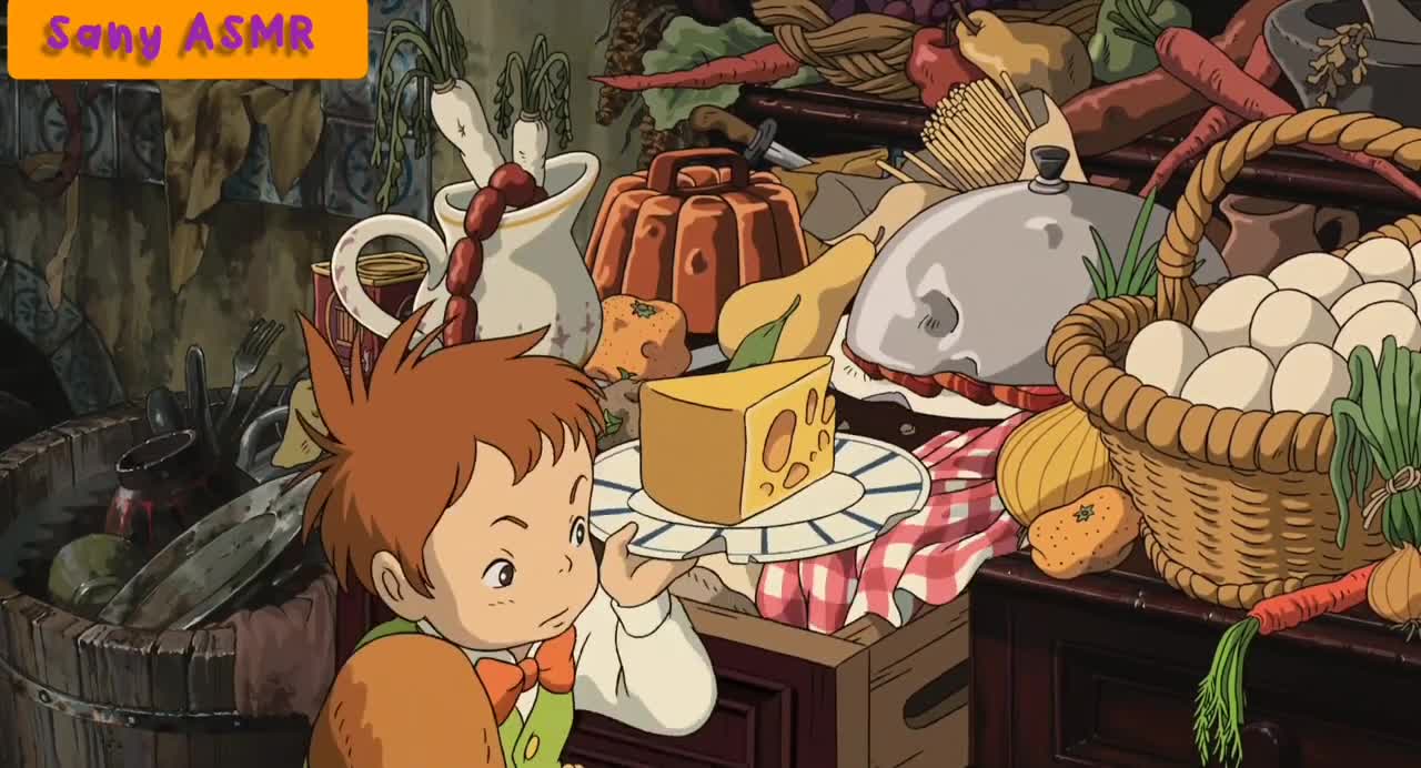 HOWL MAKING BREAKFAST 🍳__ ハウルの動く城 GHIBLI studio __ Howl's moving castle