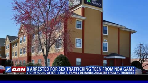 8 arrested for sex-trafficking teen from NBA game