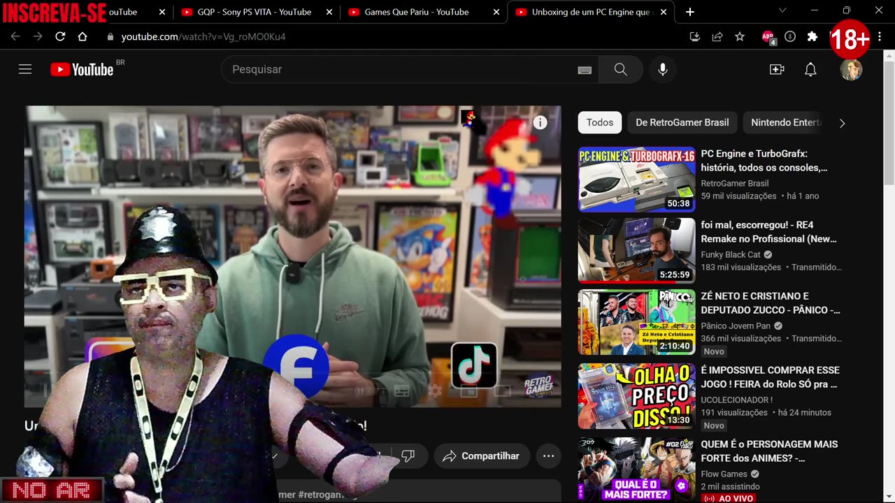 GAMES QUE PARiU com RETRO GAMER BRASiL