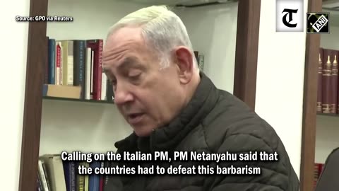 Amid Israel-Hamas conflict, PM Netanyahu meets his Italian counterpart Giorgia Meloni in Tel Aviv