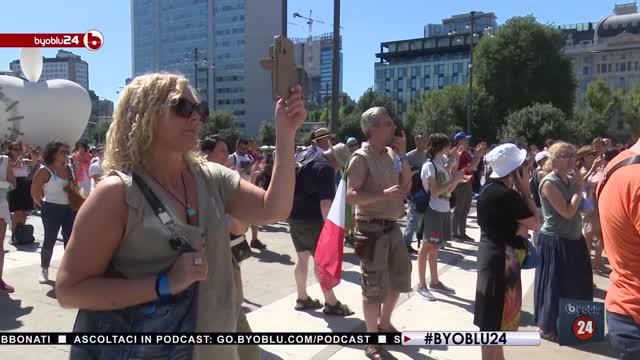 26-07-2020 IN PIAZZA PER IL DIRITTO AL RITORNO ALLA NORMALITÀ DI BAMBINI E RAGAZZI #Byoblu24