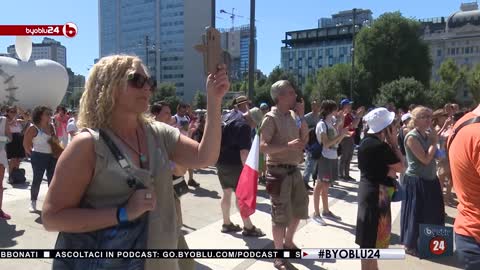 26-07-2020 IN PIAZZA PER IL DIRITTO AL RITORNO ALLA NORMALITÀ DI BAMBINI E RAGAZZI #Byoblu24