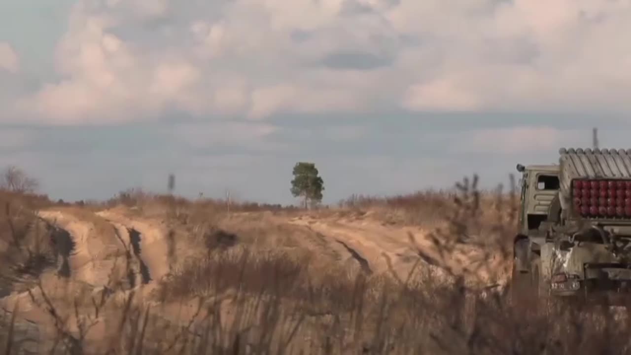 Grad MLRS of the Dnepr group of troops destroying the enemy positions