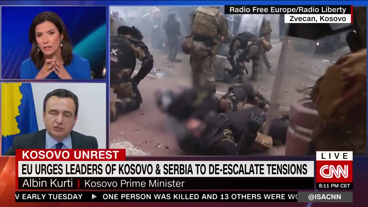 Kosovo's PM: "I will not surrender our democratic republic to a fascist militia