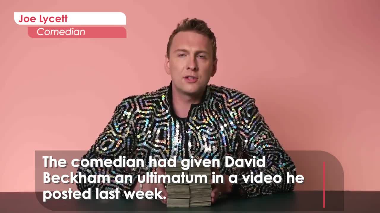 Joe Lycett SHREDS £10,000 to Protest Beckham's Qatar Deal