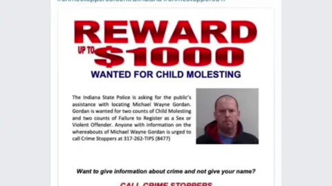 be on the lookout for this guy in Indiana or else where