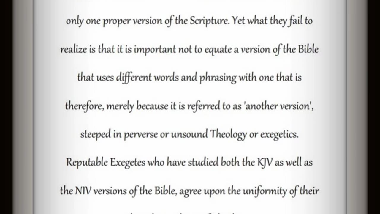 On The Infallibility Of Scripture