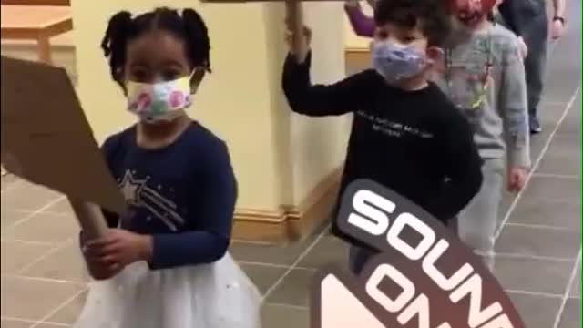 D.C. Preschool Forces Marxism On Masked Toddlers, March & Chant 'Black Lives Matter'