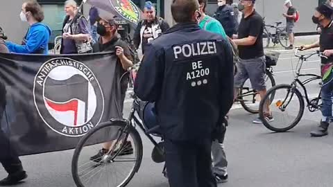 Antifa Gegendemo Berlin