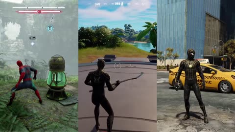Spider-Man Diving From Highest Point In Fortnite,Avengers game And Spiderman | PS5