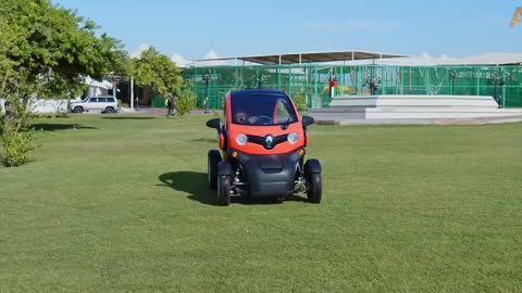 Animalia's Orangutan Rambo loves her electric car
