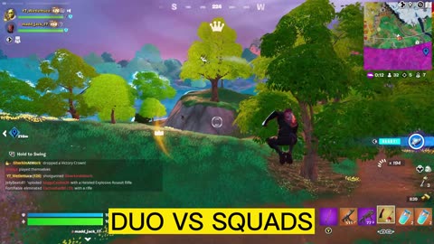 FORTNITE CLUTCH DUO VS SQUAD 😲