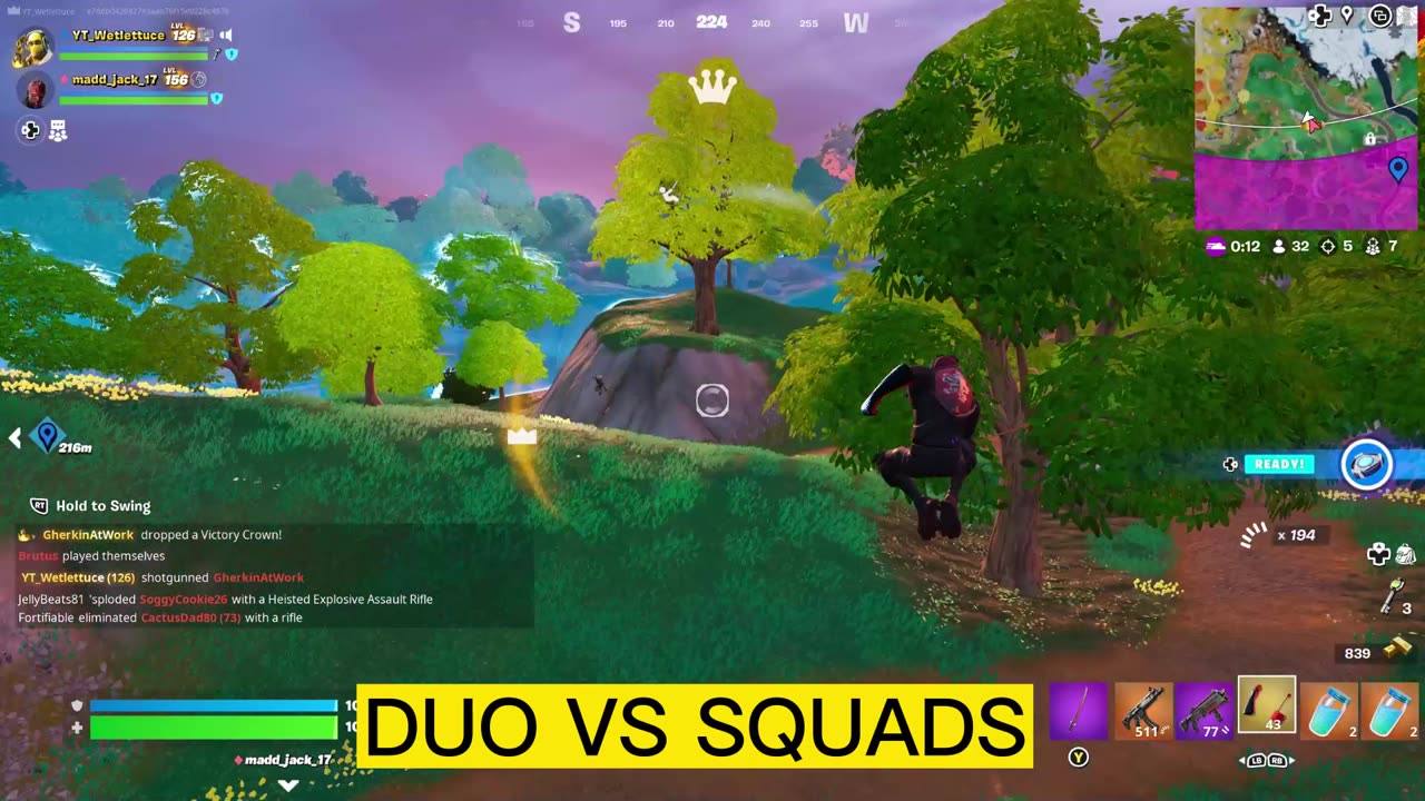 FORTNITE CLUTCH DUO VS SQUAD 😲