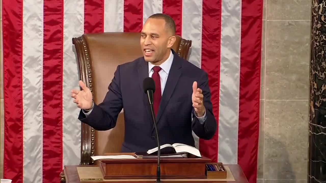 Hakeem Jefferies Cringe Speech that made his fail to become House Speaker