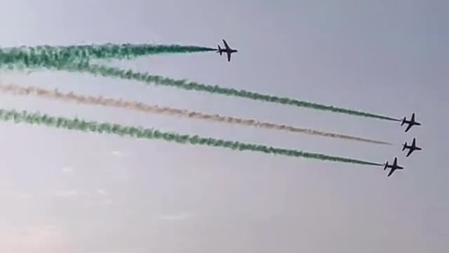 Celebration Saudi Arabia after won with argentina