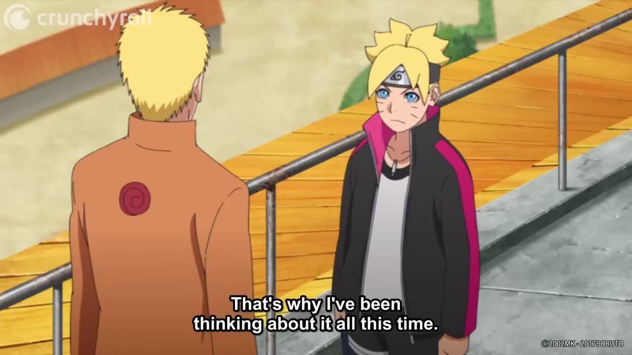 Fatherly advice by Naruto to Boruto