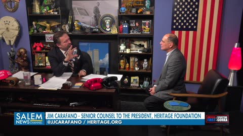 Mayorkas knew on Day One. Jim Carafano with Sebastian Gorka on AMERICA First