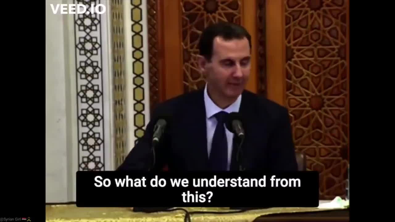 Bashar Al-Assad Speaks to Western Leftism