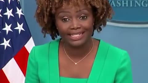 Karine Jean-Pierre, White House Press Secretary, calls Vice President Kamala Harris “the president."