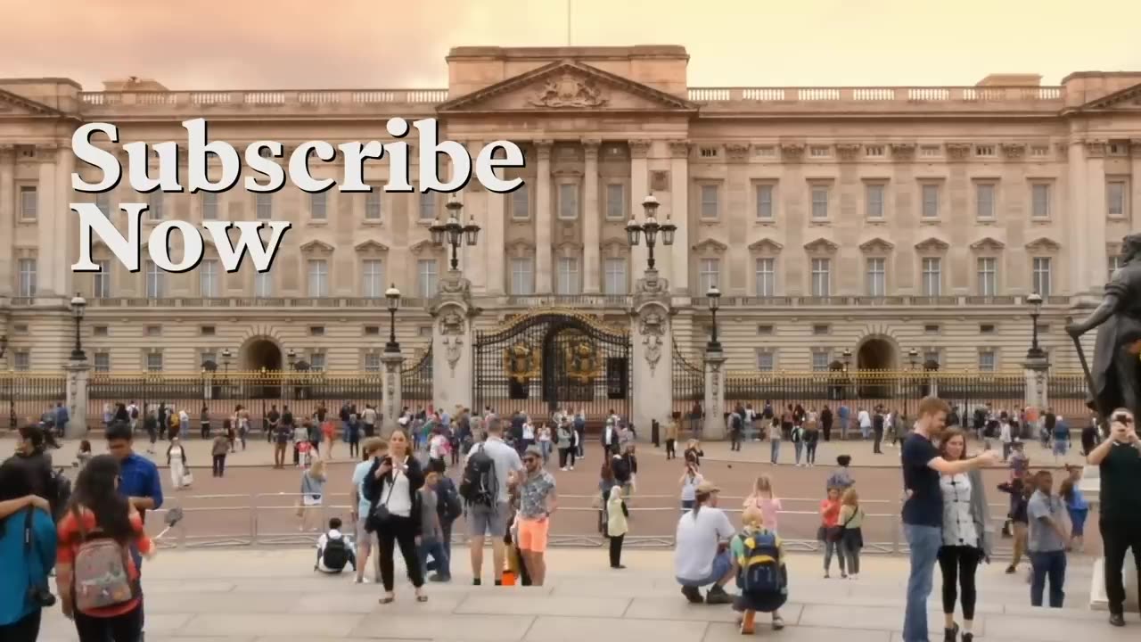 King and queen visit london