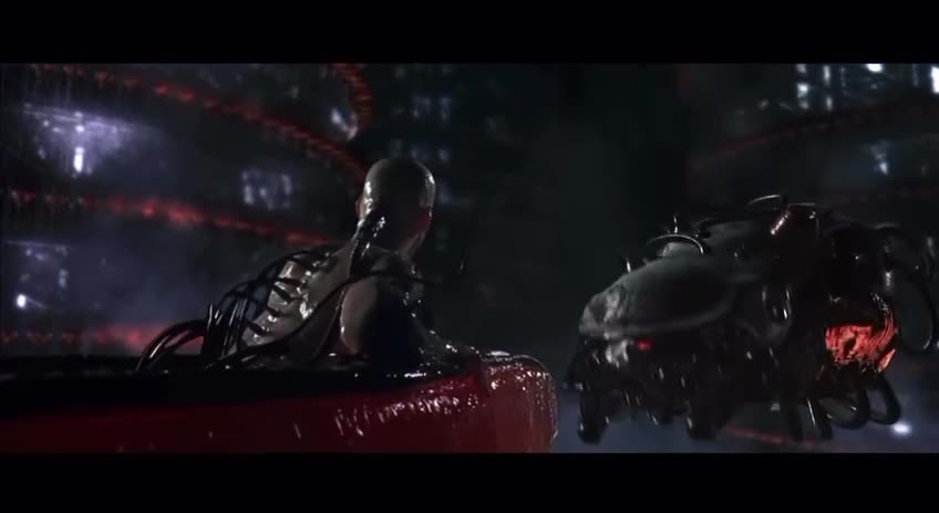 Neo Waking Up after Taking the Red Pill