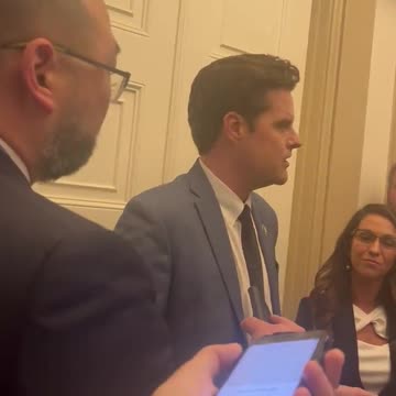 Matt Gaetz leaves McCarthy meeting: Willing to vote “all week all month, but never for that person.”