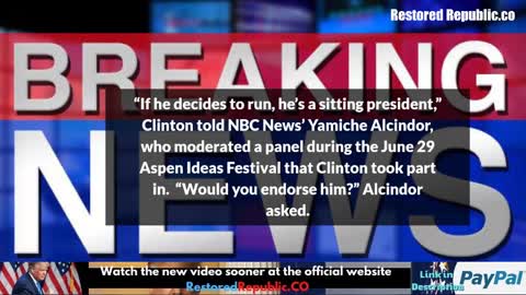 Hillary Clinton Reveals Her Pick for President in 2024