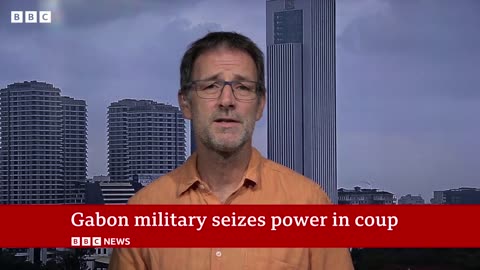 Gabon: Military offices say they are taking power.