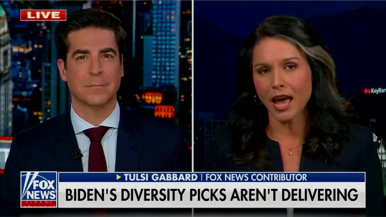 Tulsi Gabbard calls out the left for hiring by RACE