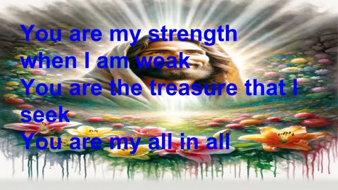 You are my all in all