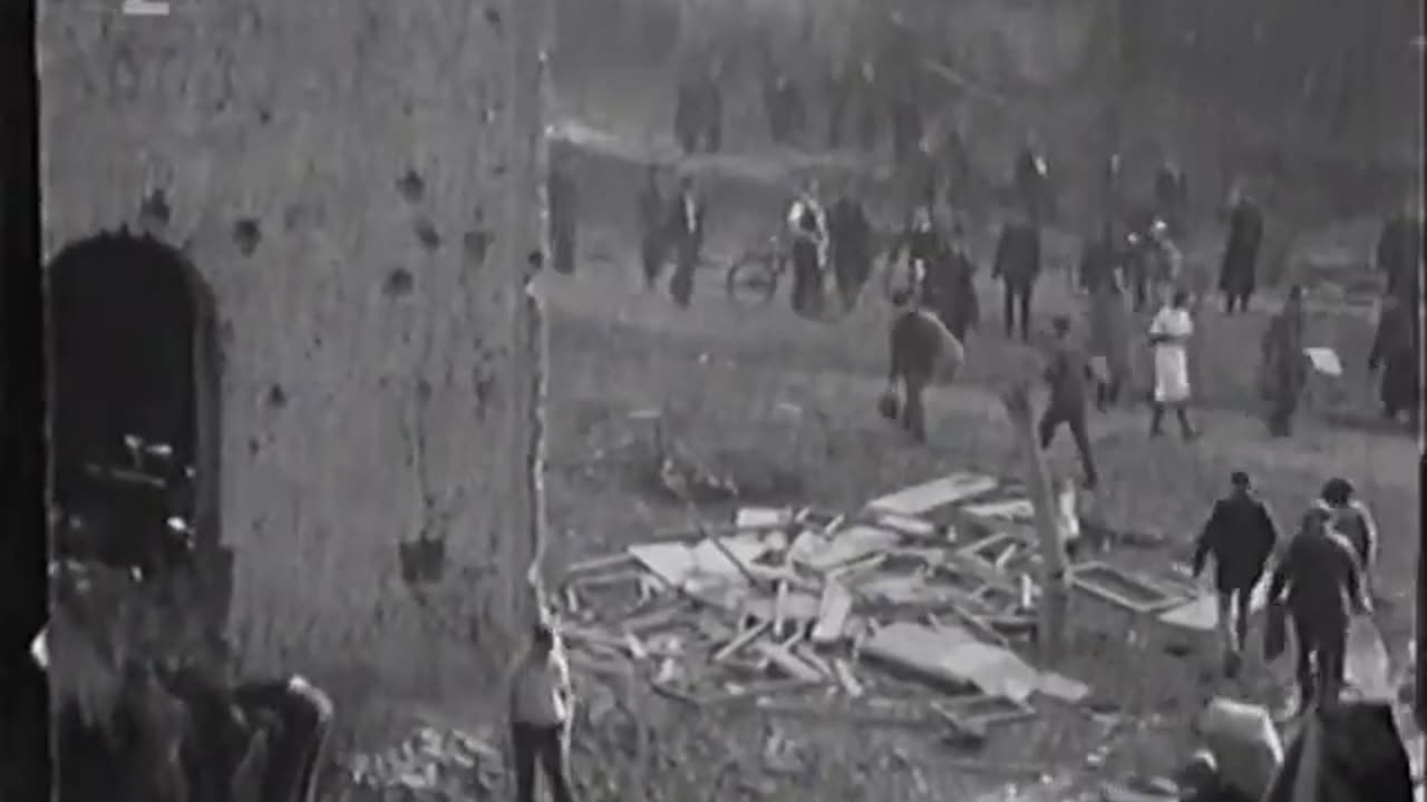 Hledání ztraceného času - Bombardování části Prahy 25 března 1945, sestřih