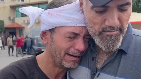 Mourning father in Gaza farewells his deceased sons